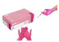 Easycare różowe: Rękawiczki nitrylowe, bezpudrowe, medyczne