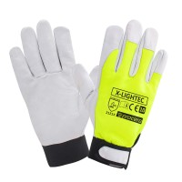 X-LIGHTEC: Komfortowe rękawiczki ochronne z wzmocnioną skórą kozią