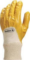 Rękawice robocze ochronne NI015 Nitrylowe Żółte