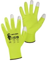 Rękawiczki ochronne BRITA TOUCH z powłoką poliuretanową - Do pracy z ekranami dotykowymi 