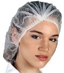 Czepek z polipropylenu CLIP (op. 100 szt.) - Higieniczna ochrona dla Twojej głowy